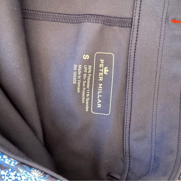 Peter MIllar Alice Petal hem Floral Ladies Blue Small Performance Golf Skort - Picture 4 of 4